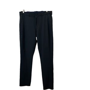 Mizzen Main Helmsman Slim Pants Mens Size 34X34 Black Stretch Dress Golf